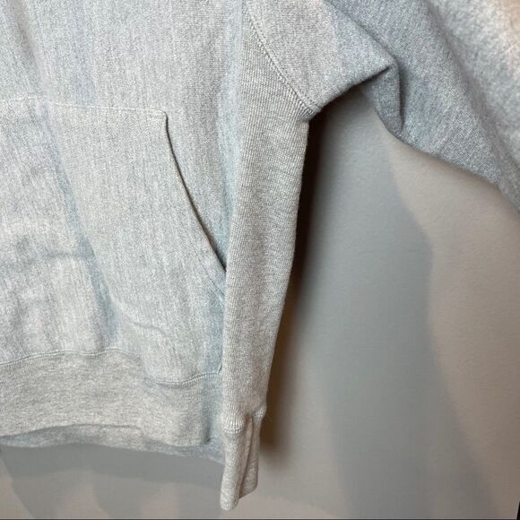 Men’s Champion Reverse Weave Gray Hoodie XS - Picture 4 of 6